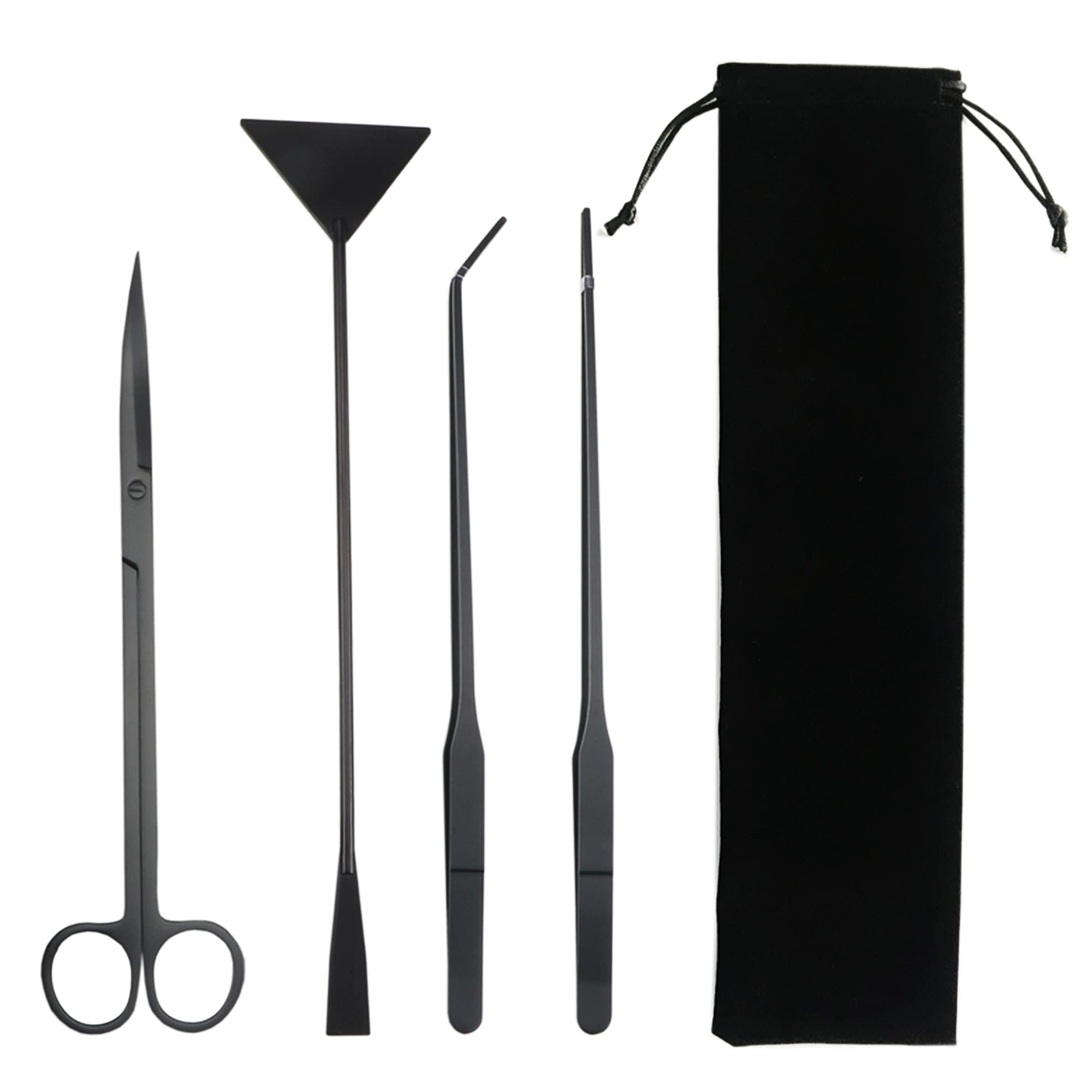 Cayway Kit Aquascaping Aquarium 7 en 1 Acier 27 cm