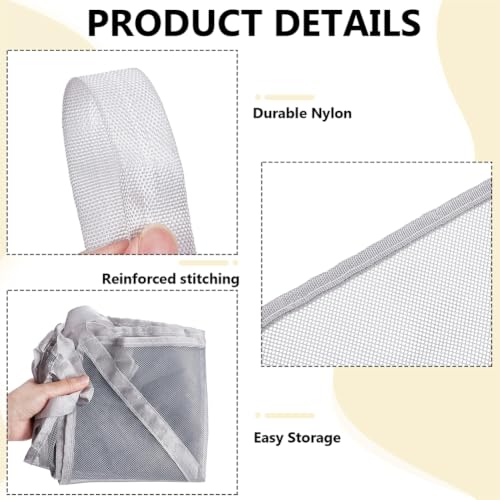 BENECREAT Organisateur Balles Maille Gris 3pcs 4 Niveaux