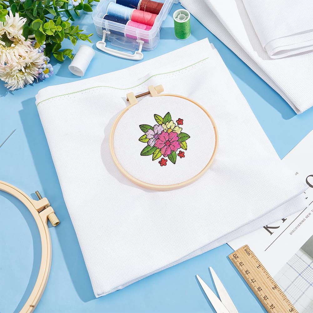 BENECREAT Toile Aïda coton 18CT broderie 100x50cm