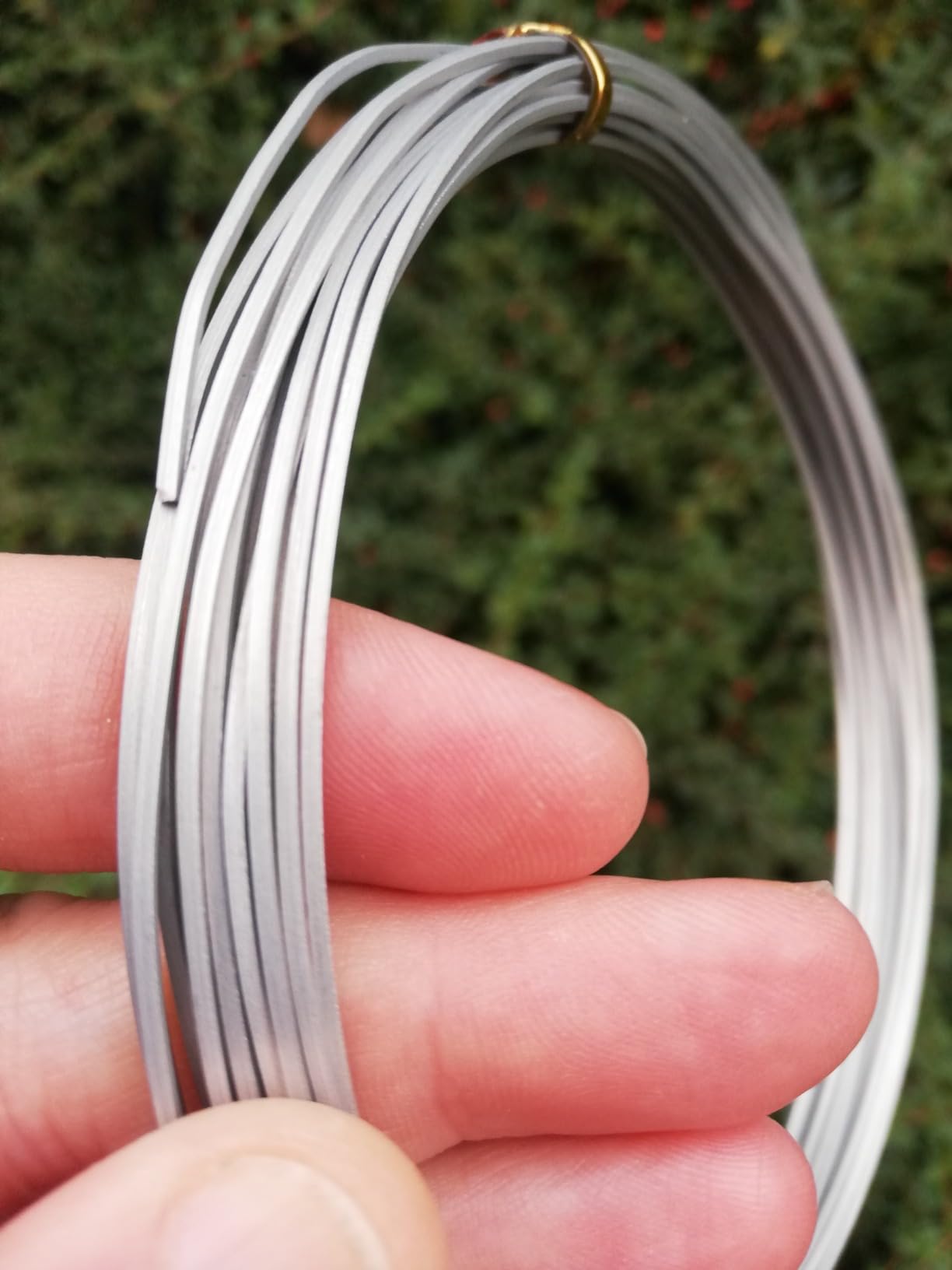BENECREAT Fil Aluminium Carré Argenté 1 mm 10 m