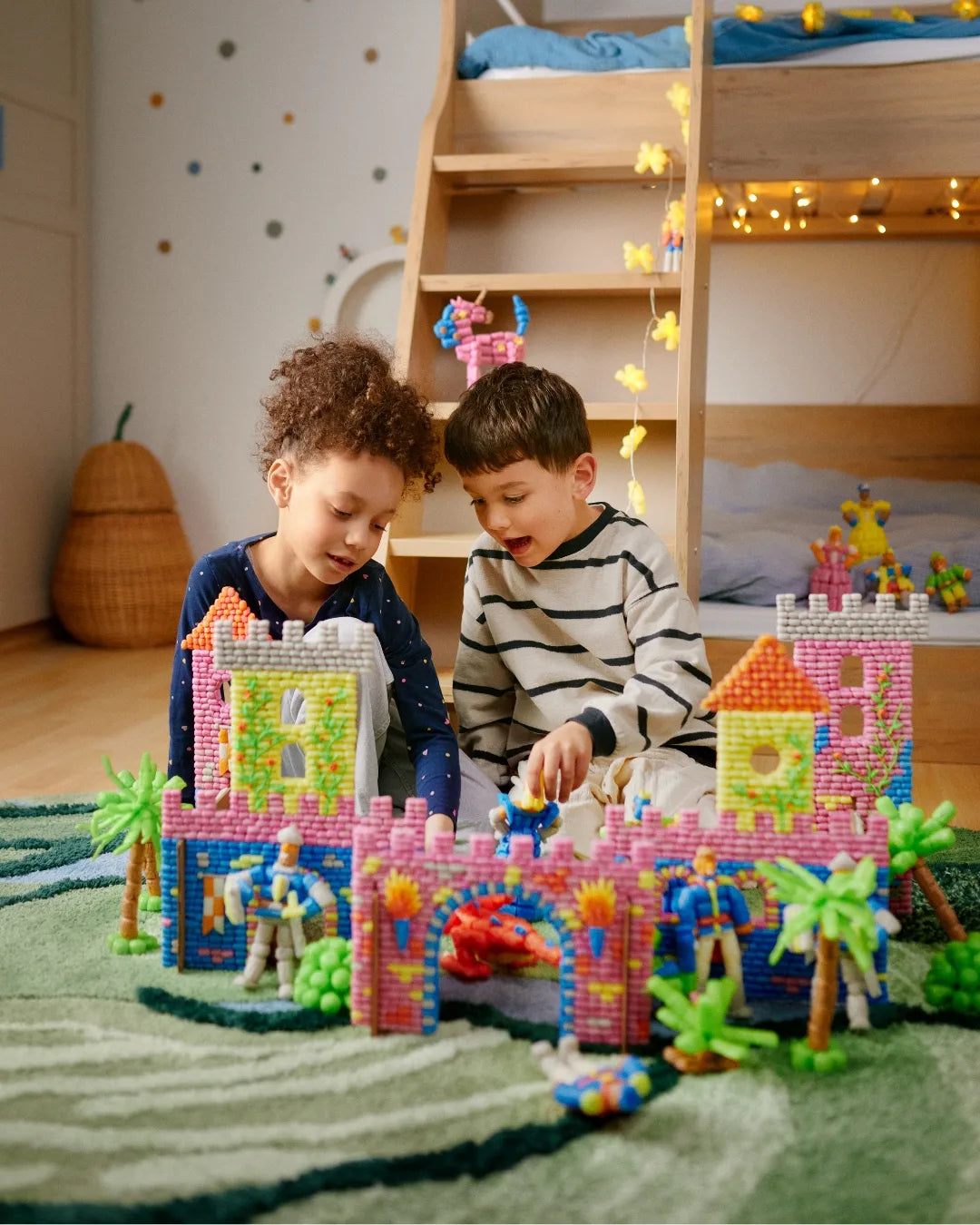 Playmaïs Mosaic Castle jeu de construction château maïs