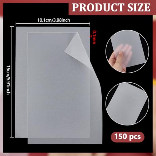 BENECREAT Papier vélin blanc 150x101mm 150 feuilles calque