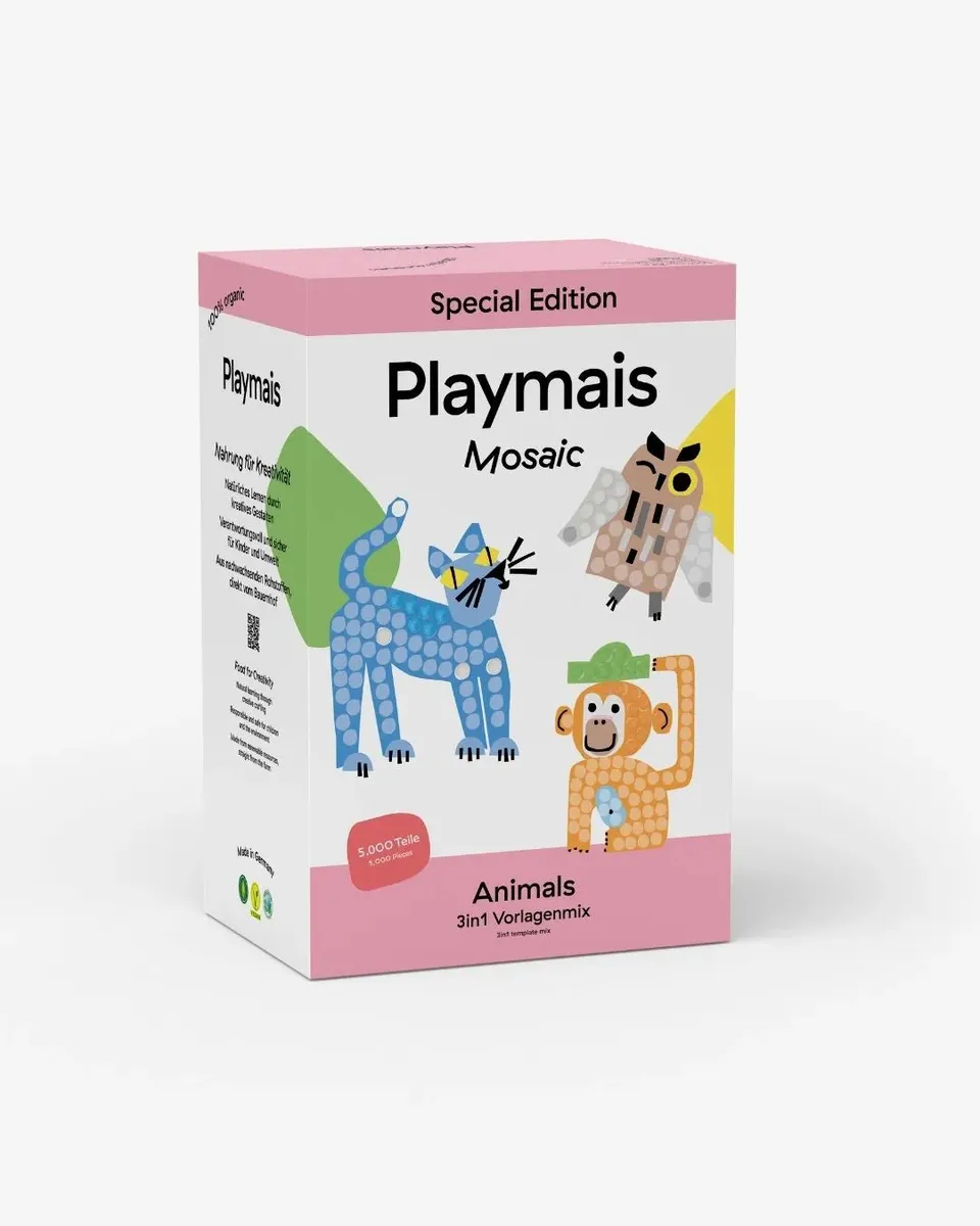 Playmaïs Mosaic Animals coffret mosaïque 5000 pièces