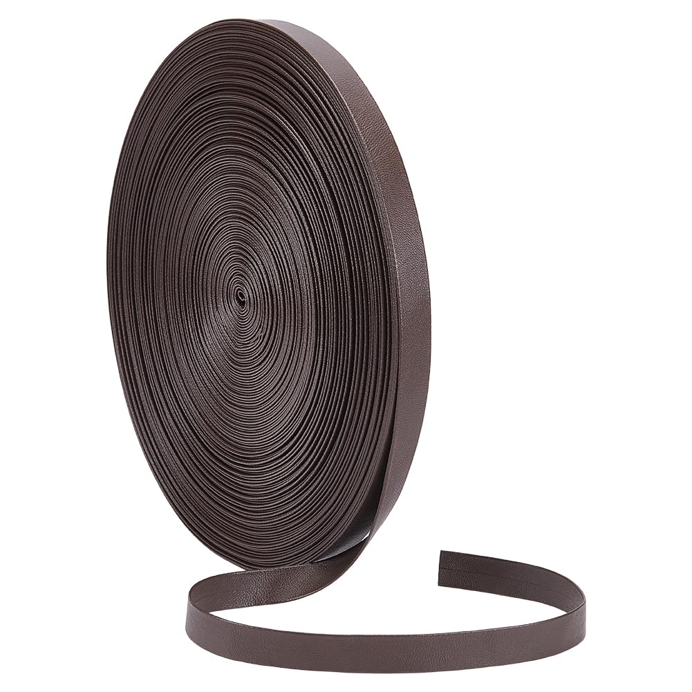 BENECREAT biais simili cuir noir 15mm 40m couture