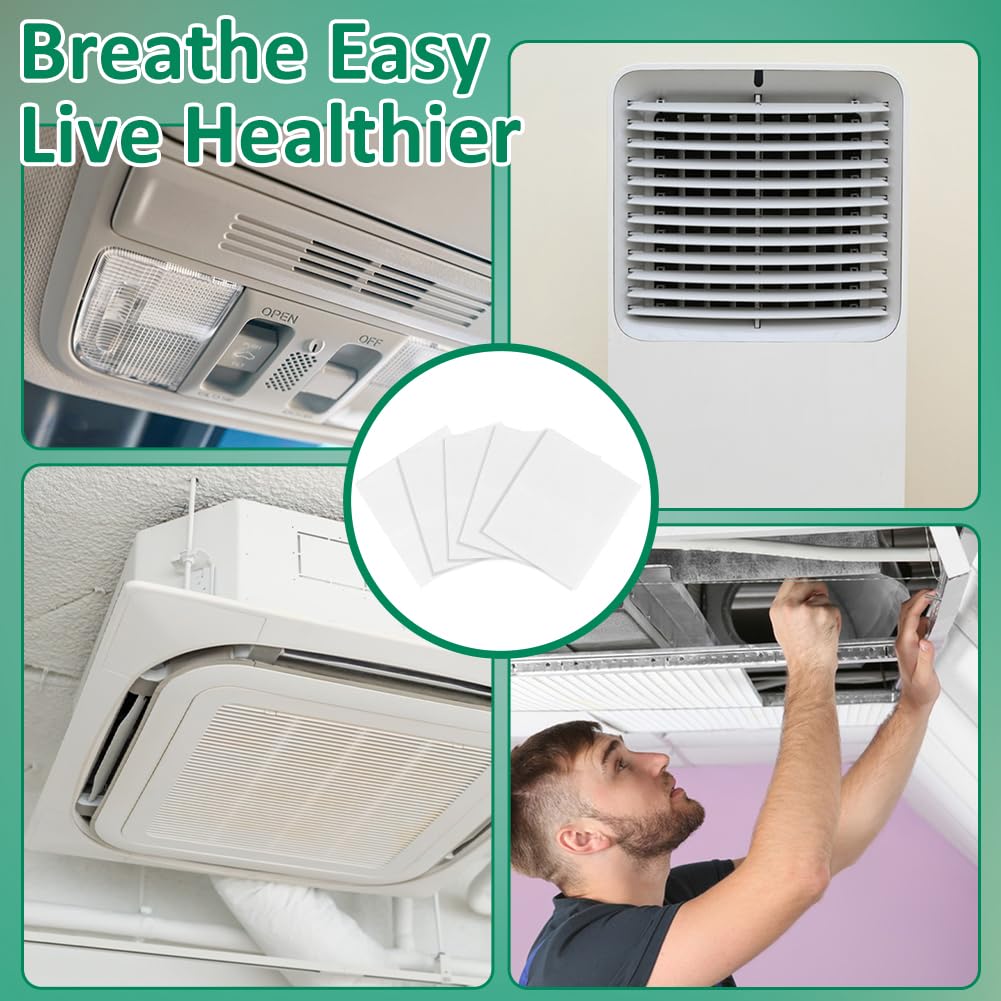 BENECREAT filtre climatisation 41x35 cm 32 pcs anti-poussière