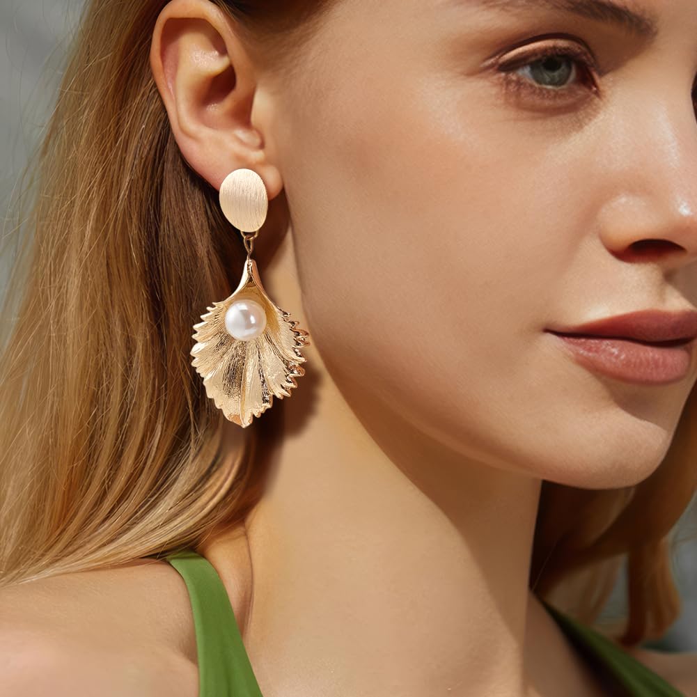BENECREAT Clous d'Oreilles Disque Plaqué Or 32 Paires