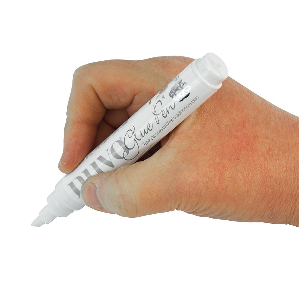 Nuvo Glue Pens stylo colle précision bleue