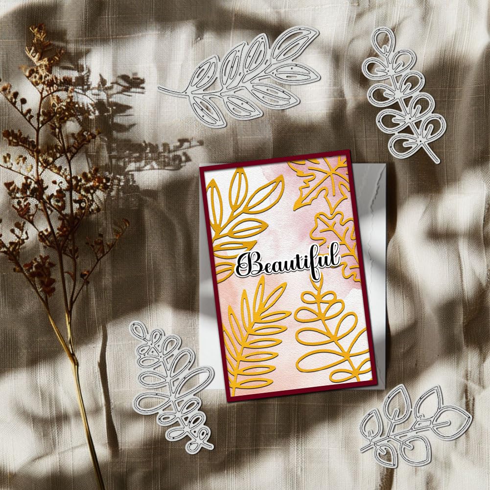 BENECREAT Matrices Découpe Feuilles Trait dies 12,1x19,2cm