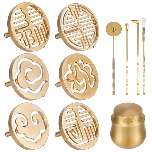 BENECREAT kit encens 11 pièces laiton 6 moules