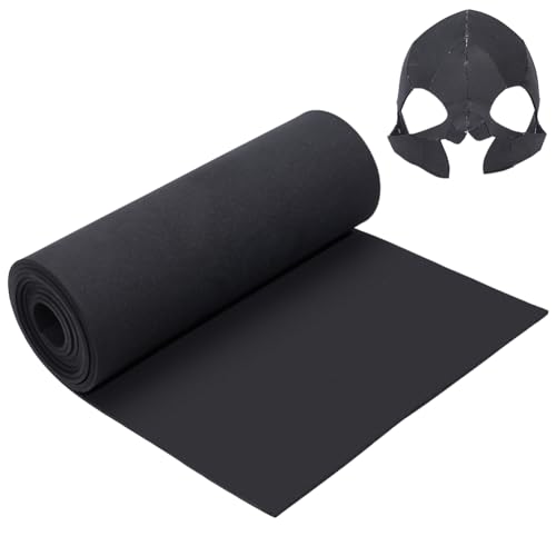 BENECREAT Mousse EVA Noire Rouleau 3m x 40cm 4mm Cosplay