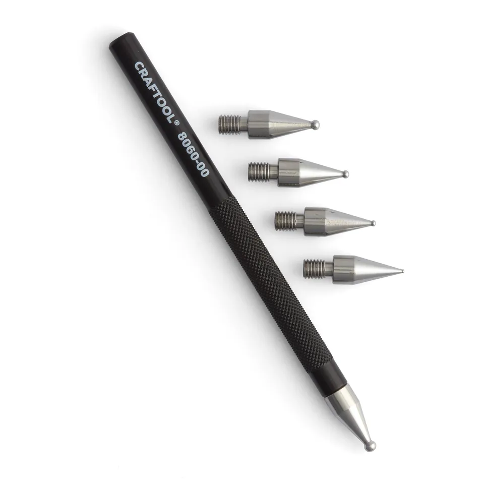 Craftool Stylet japonais interchangeable outil acier 5 pointes