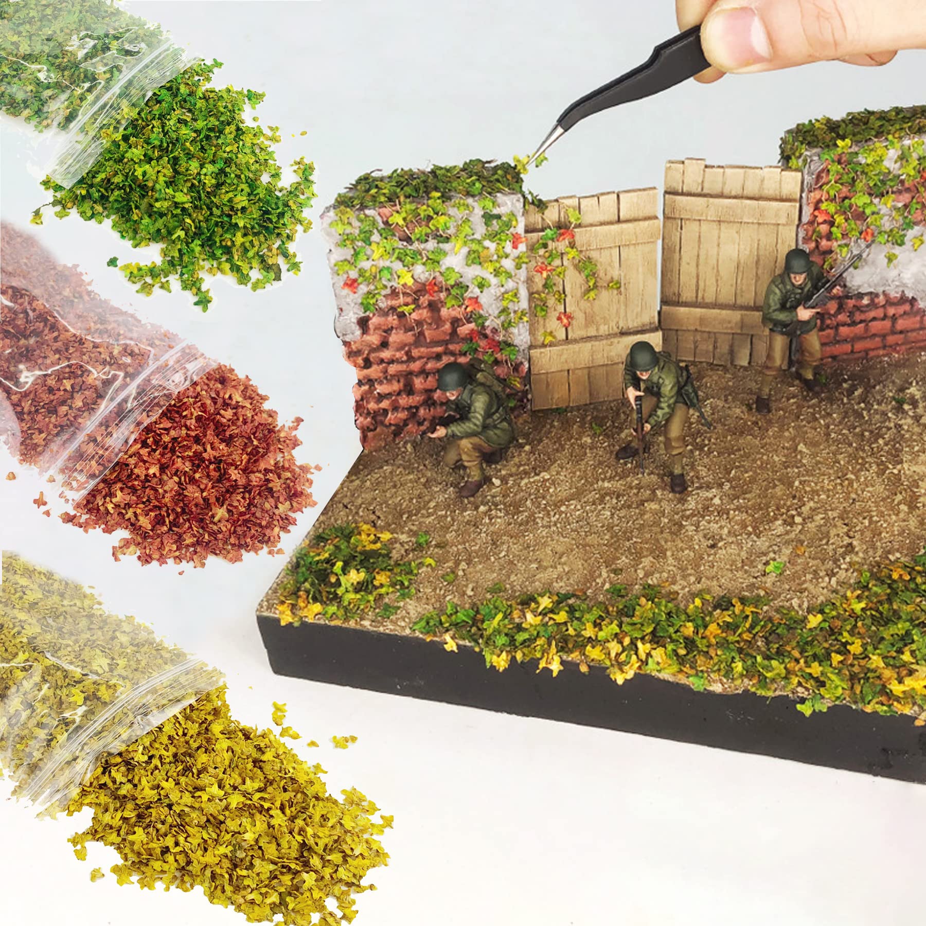 Cayway Feuilles Miniature Diorama 4 Couleurs 33ml