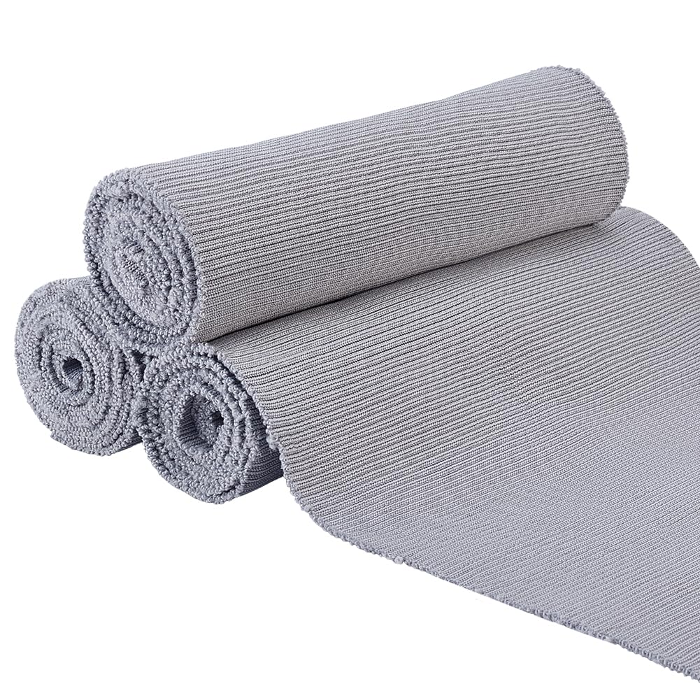 BENECREAT Tissu Côtes Élastique Bleu Foncé 2,74m Lot 3
