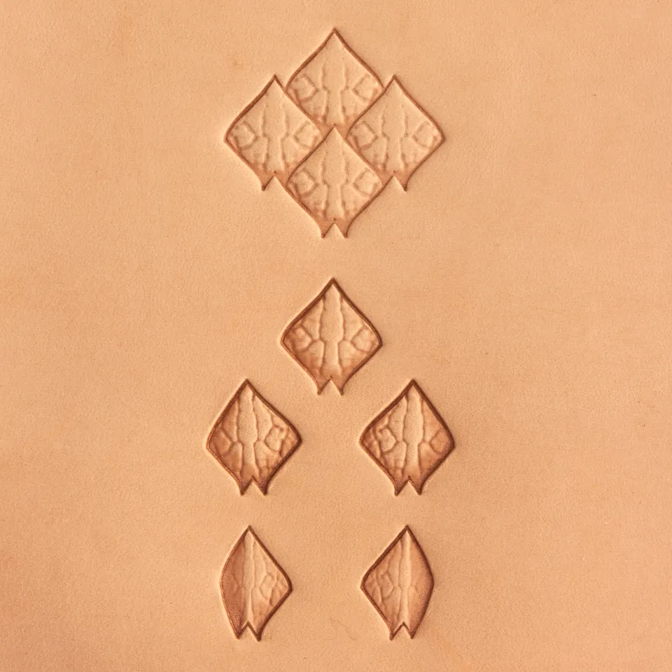 Craftool jeu 6 timbres rotatifs écailles de dragon cuir