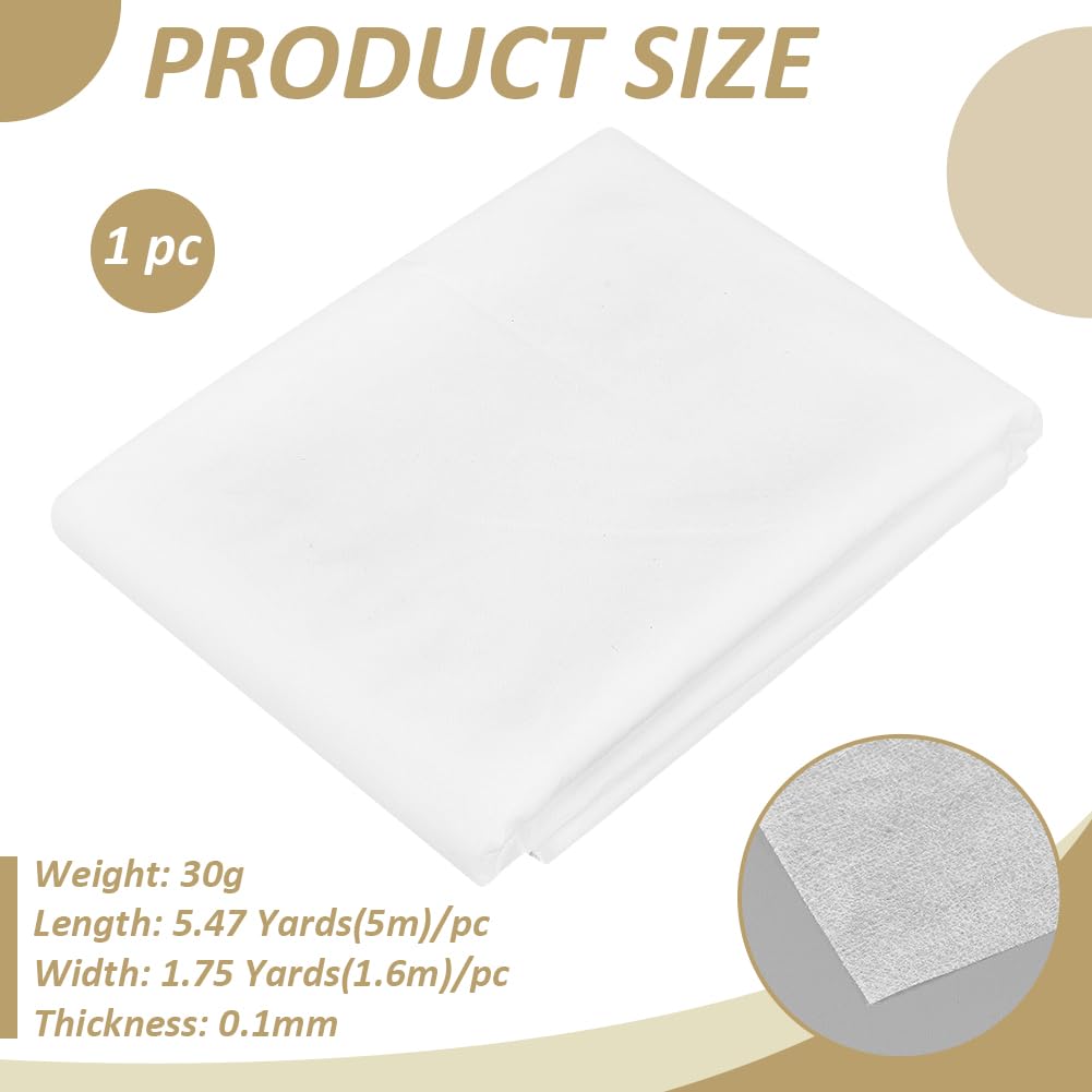 BENECREAT tissu anti-poussière blanc 5x1,6m 0,1mm meuble