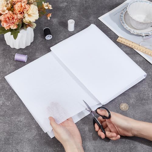 BENECREAT Entoilage Thermocollant Blanc 100x113,8cm Tissé