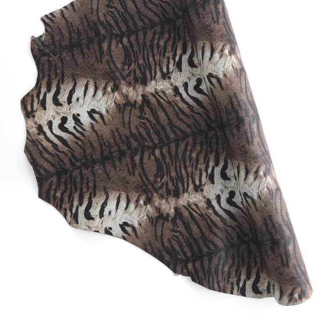 Tandy Leather épaule cuir imprimé tigre multicouleur marron