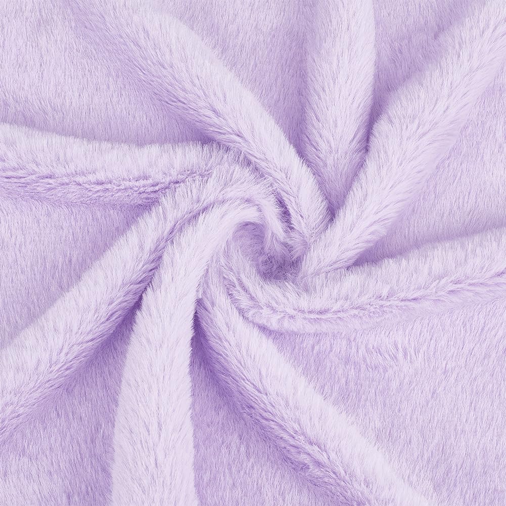 BENECREAT Tissu Fausse Fourrure Tan 160x50cm Poils Courts