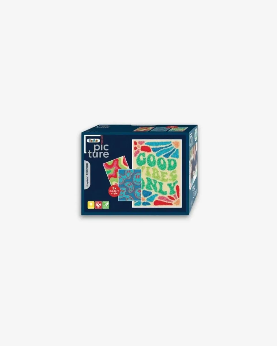 Playmais Ecopixx Picture Pocket loisir créatif 3 tableaux moderne