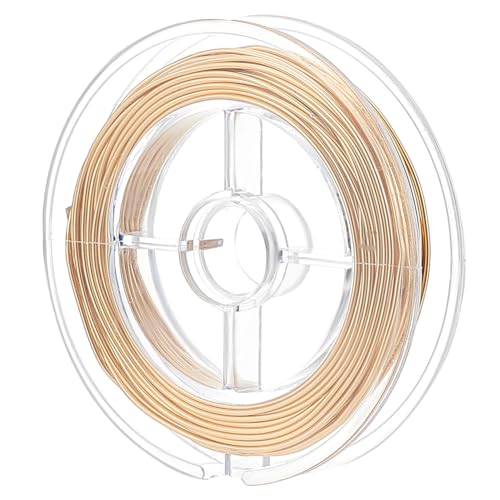 BENECREAT fil laiton plaqué or 14K 1 mm 10 m