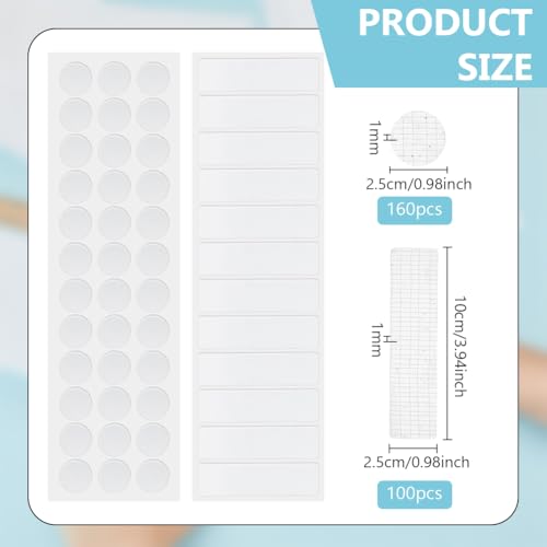 BENECREAT Ruban Adhésif Ourlet Double Face 260 Pièces