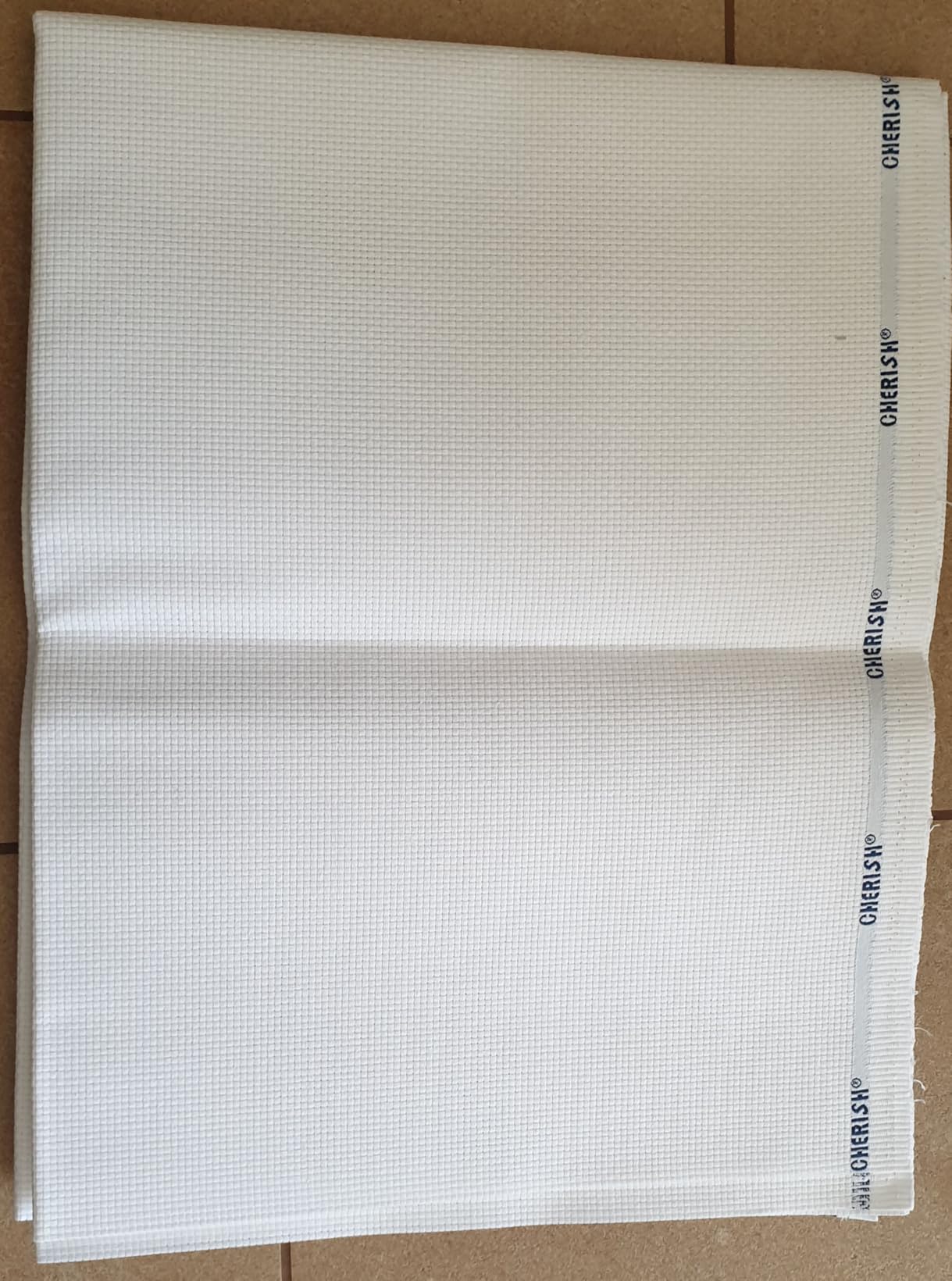 BENECREAT 18CT Toile Aida Blanche 1x1,5m 1mm