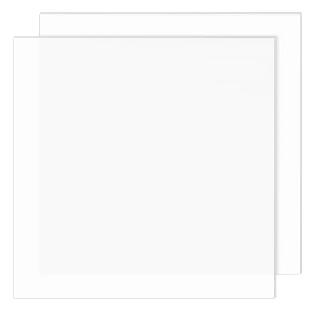 BENECREAT Feuille Silicone Blanche 200x200x4mm 2pcs Cuisine