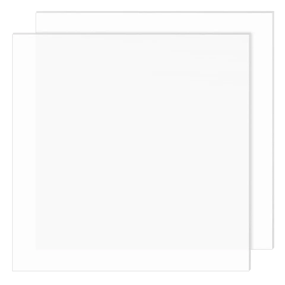 BENECREAT Feuille Silicone Blanche 200x200x4mm 2pcs Cuisine