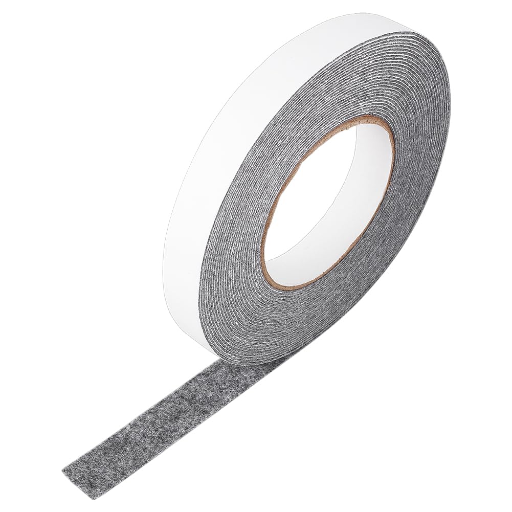 BENECREAT Ruban feutre adhésif 10m x 30mm gris