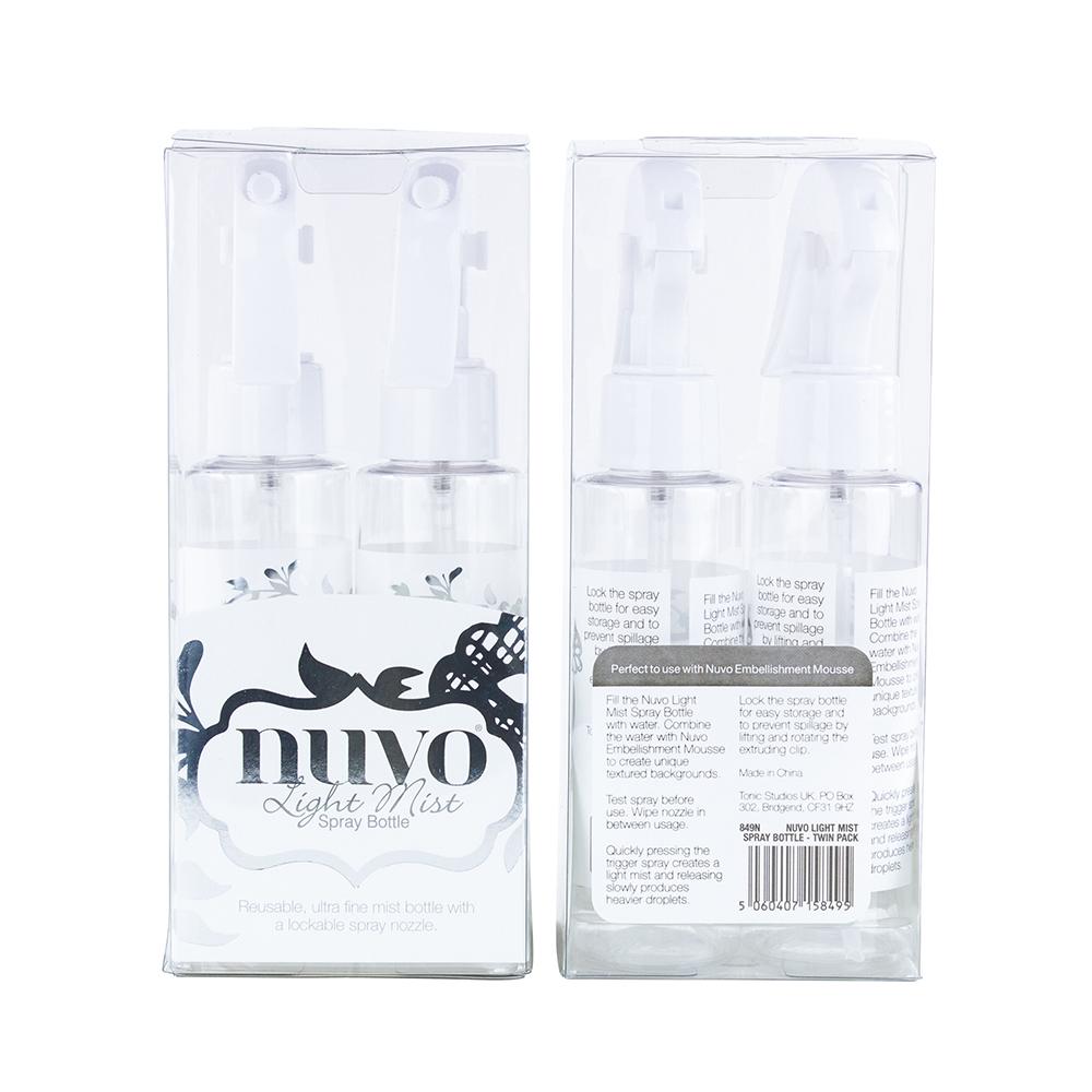 Nuvo Tools Light Mist vaporisateur lot de 2 100 ml réutilisable