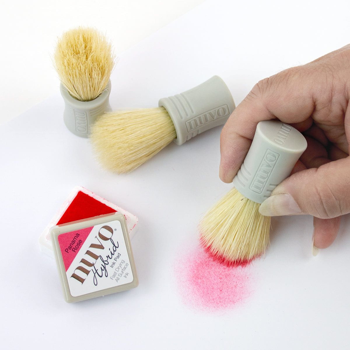 Nuvo Blending Brush pinceau estompe lot de 3 poils denses