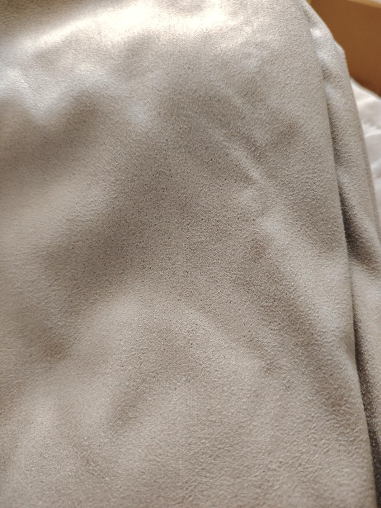 BENECREAT Chiffon Argent Blanc Polissage Imitation Daim