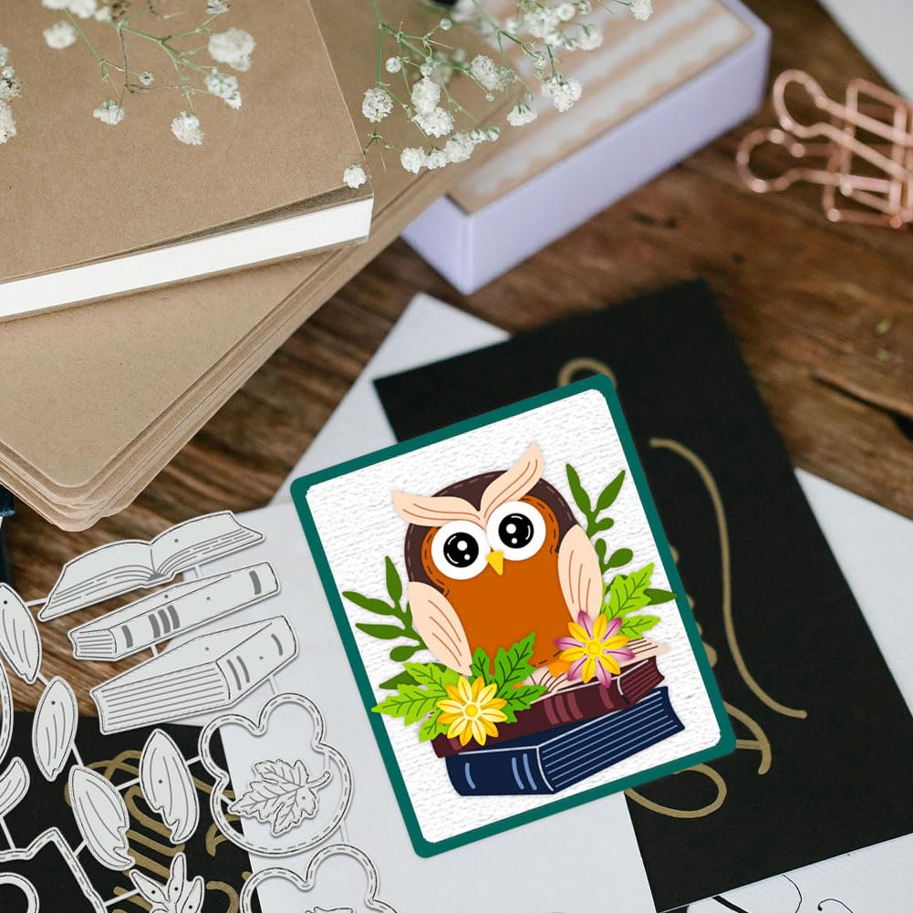 BENECREAT Hibou Livre Matrice de Découpe Carterie Acier