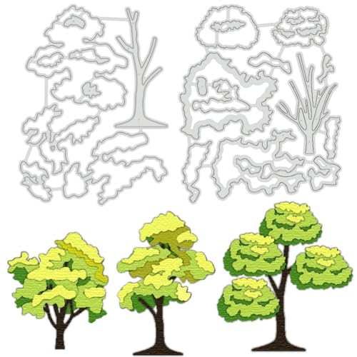 BENECREAT Dies Découpe Arbres Forêt Scrapbooking Acier
