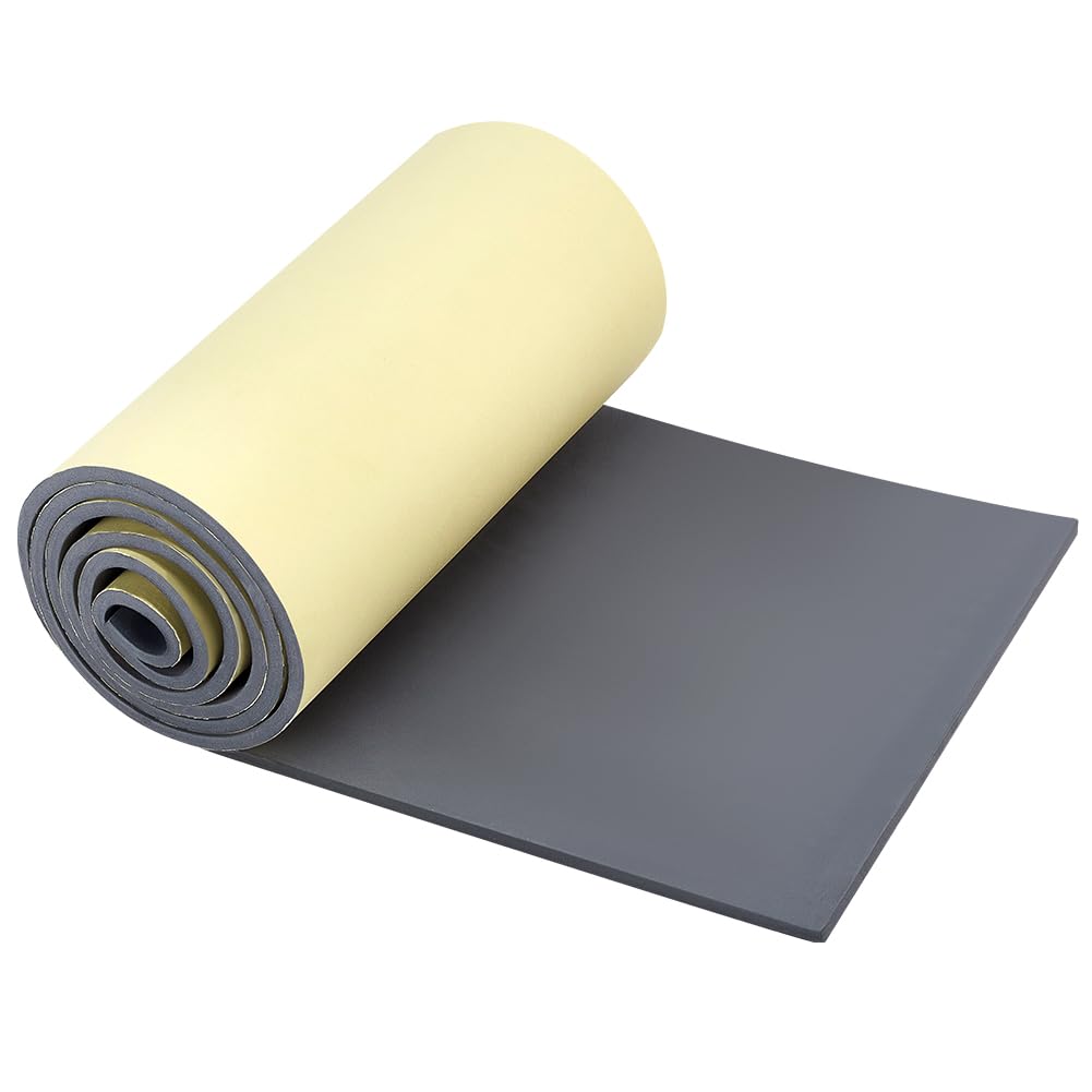 BENECREAT Rouleau Mousse EVA Adhésive Noire 2m 7mm
