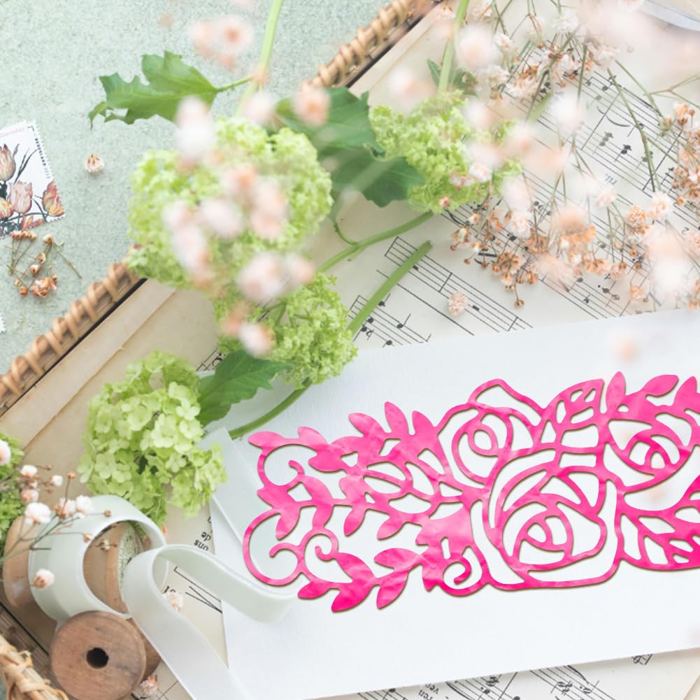 BENECREAT Dies roses bordure matrice découpe feuille