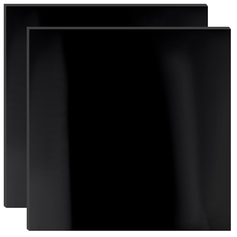 BENECREAT feuille silicone 200x200x4mm noire 2pcs haute température