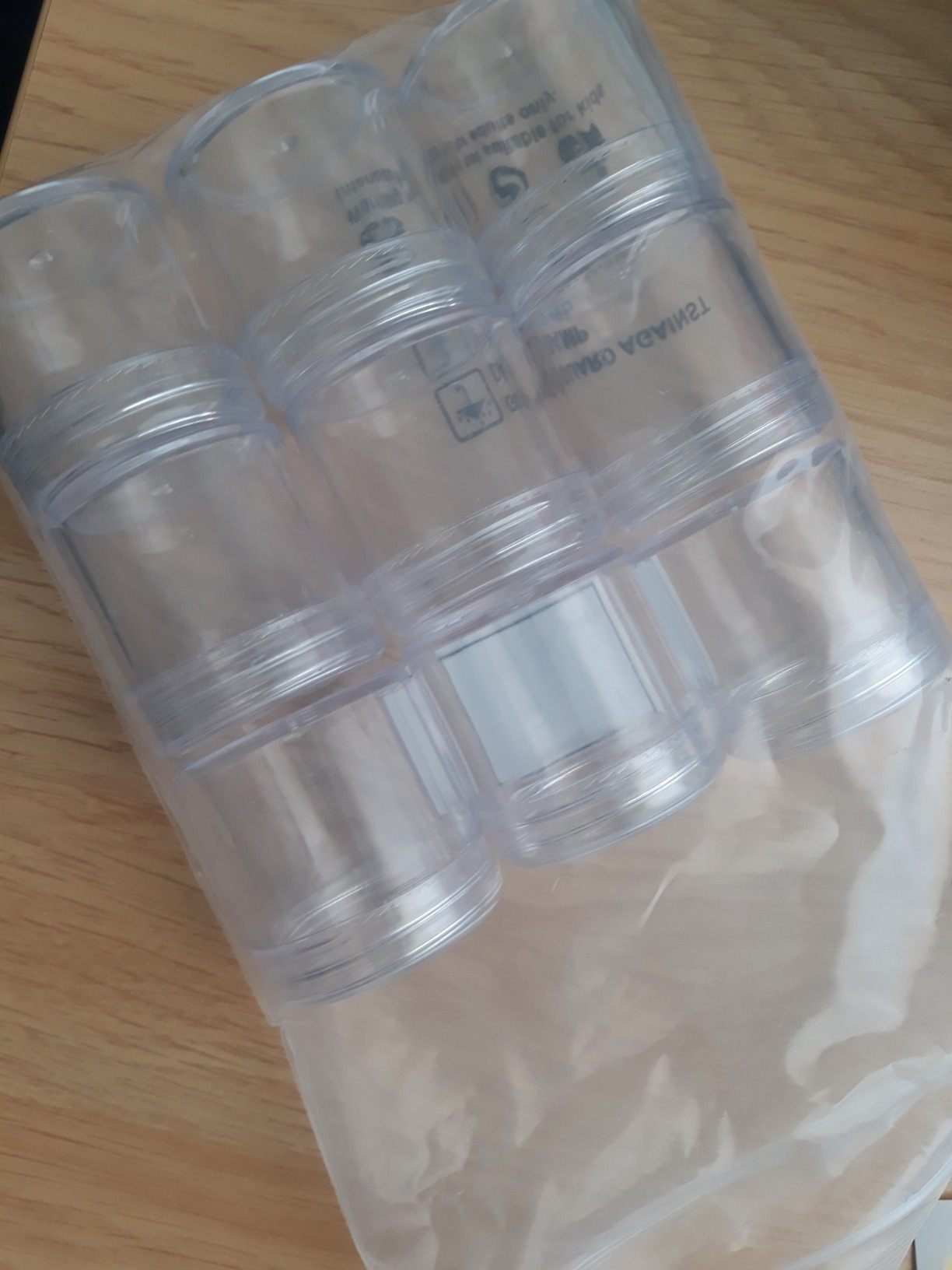 BENECREAT pots cosmétiques vides 25 ml x16 transparent à vis