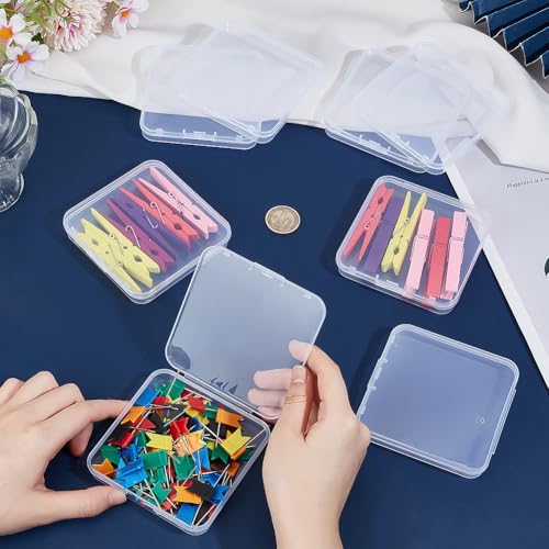 BENECREAT Boîte Rangement Perles Carrée 9,5cm 20 Pièces
