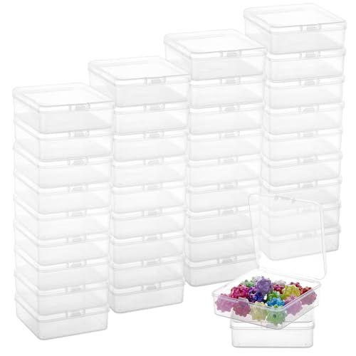 BENECREAT Boîtes plastique 7,7cm transparentes 120 pcs