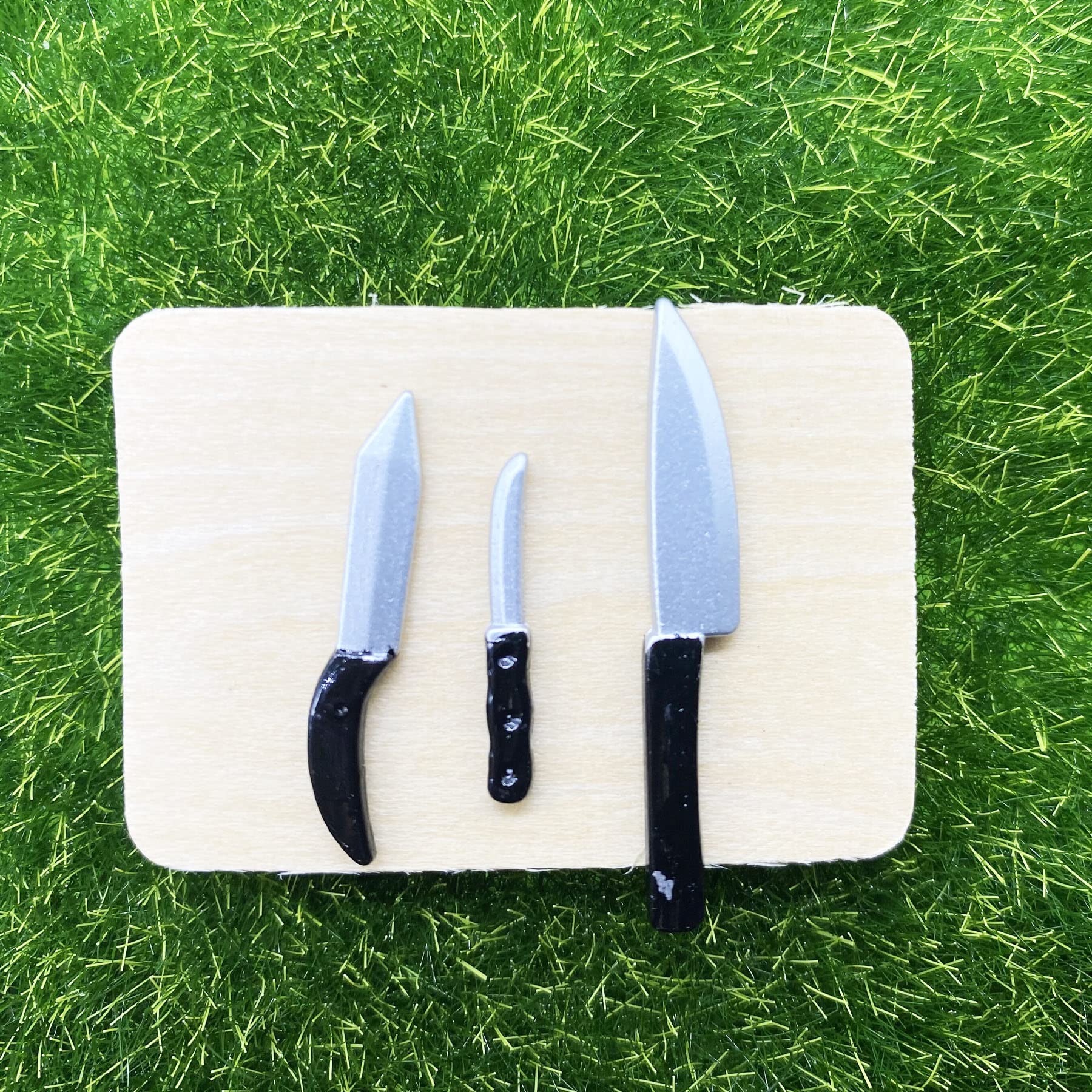 Cayway Accessoires Cuisine Miniature 28 Pièces Métal Bois