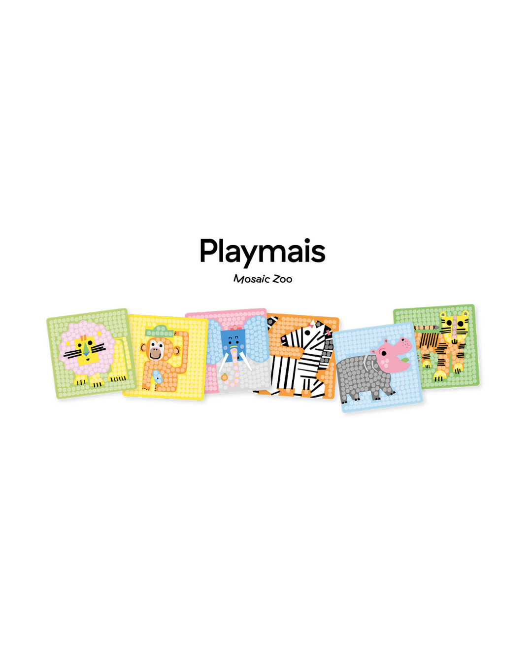 PLAYMAÏS Mosaic Zoo kit mosaïque 2300 pièces animaux