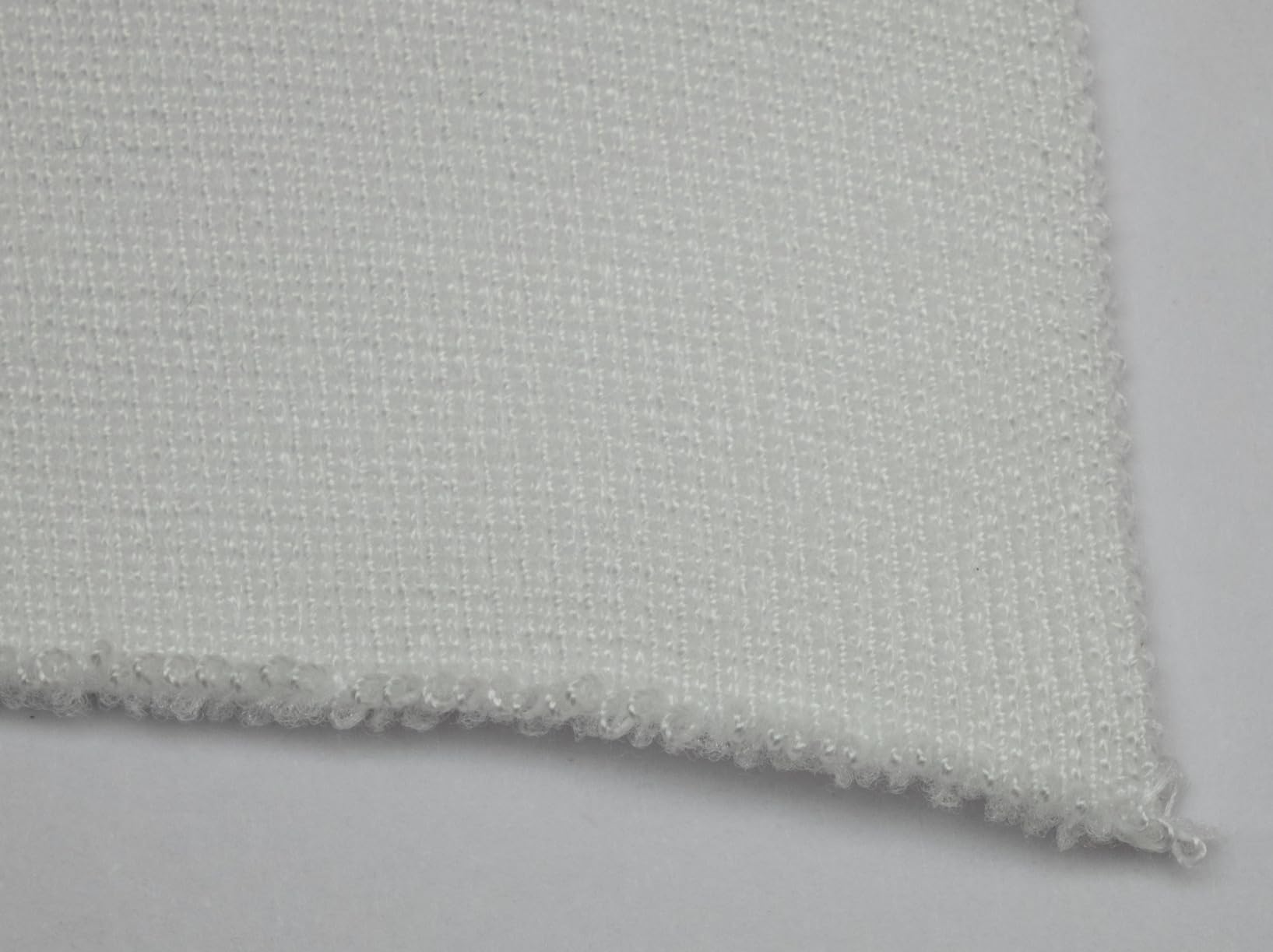 BENECREAT tissu côtelé élastique noir 100x15 cm bord-côte