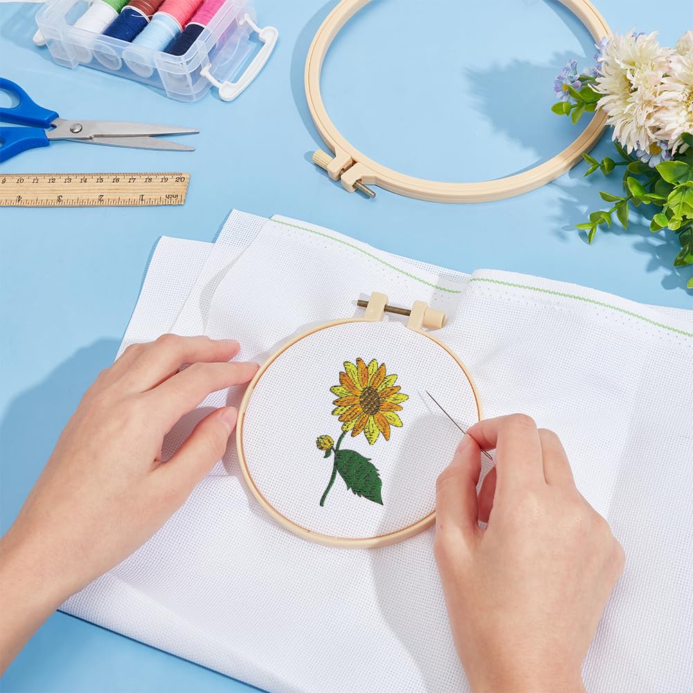 BENECREAT Toile Aïda coton 18CT broderie 100x50cm