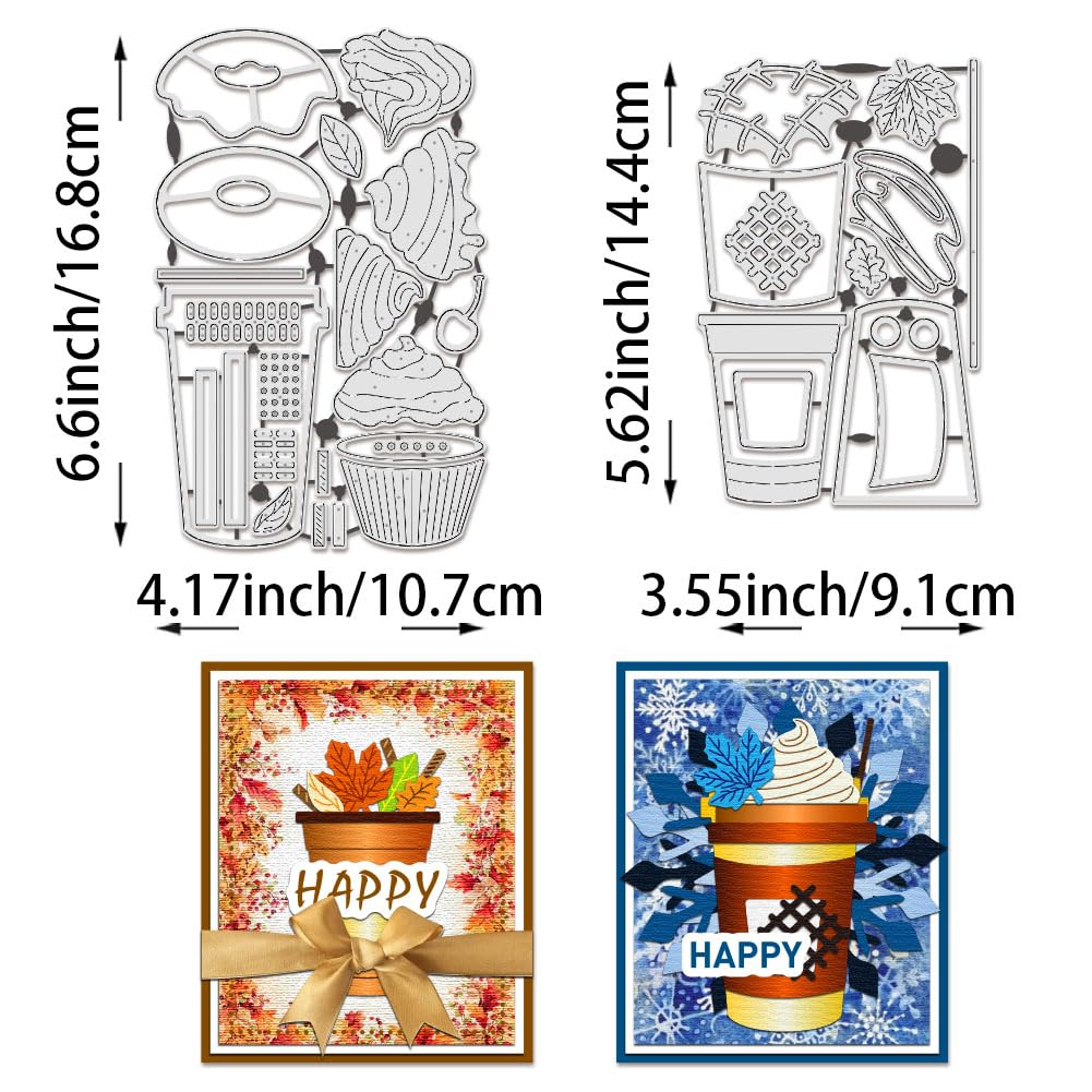 BENECREAT Tasses à Café Desserts die de découpe métal gourmand