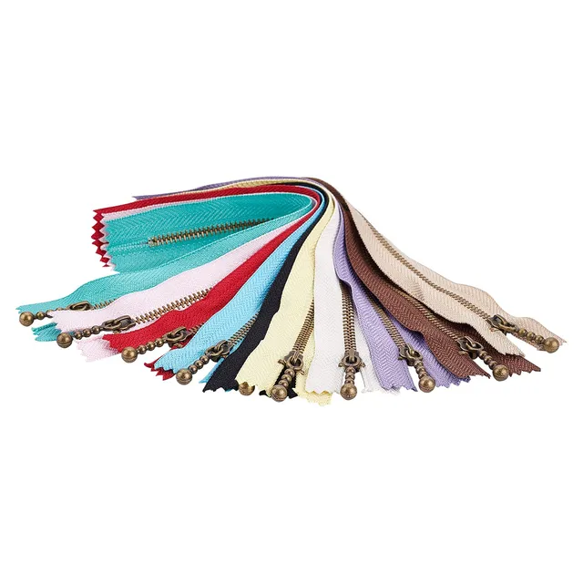 BENECREAT Fermeture Éclair Nylon 24cm 10 Couleurs x20