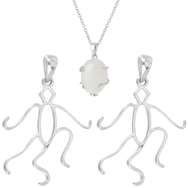 BENECREAT Monture Pendentif 5 Griffes Argent 925 25x24 mm 2 pcs