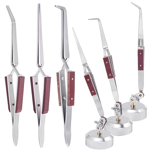BENECREAT Pinces a souder inox base rotative lot de 3