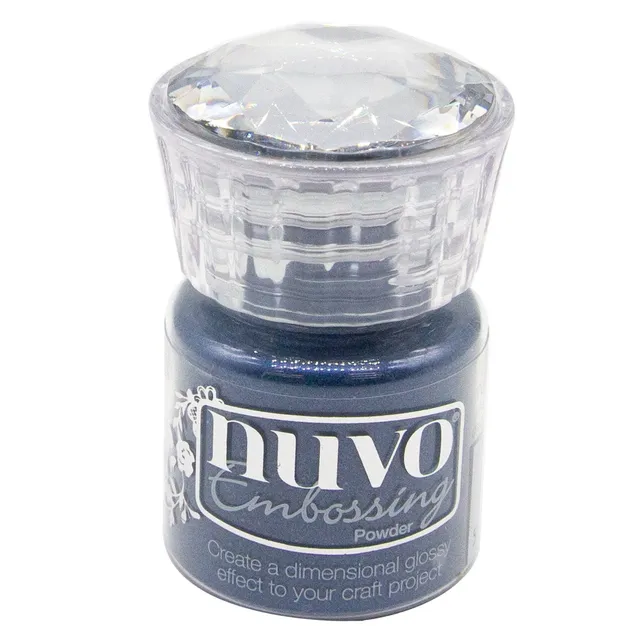 Nuvo Embossing Powder poudre à embosser Blue Depths 22ml