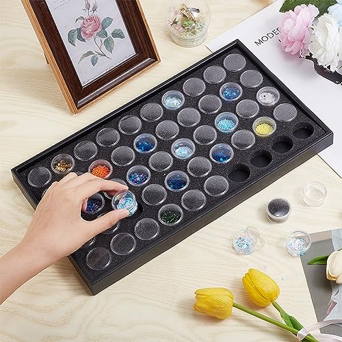 BENECREAT Boîte Rangement Plastique 50 Pots 37,5cm